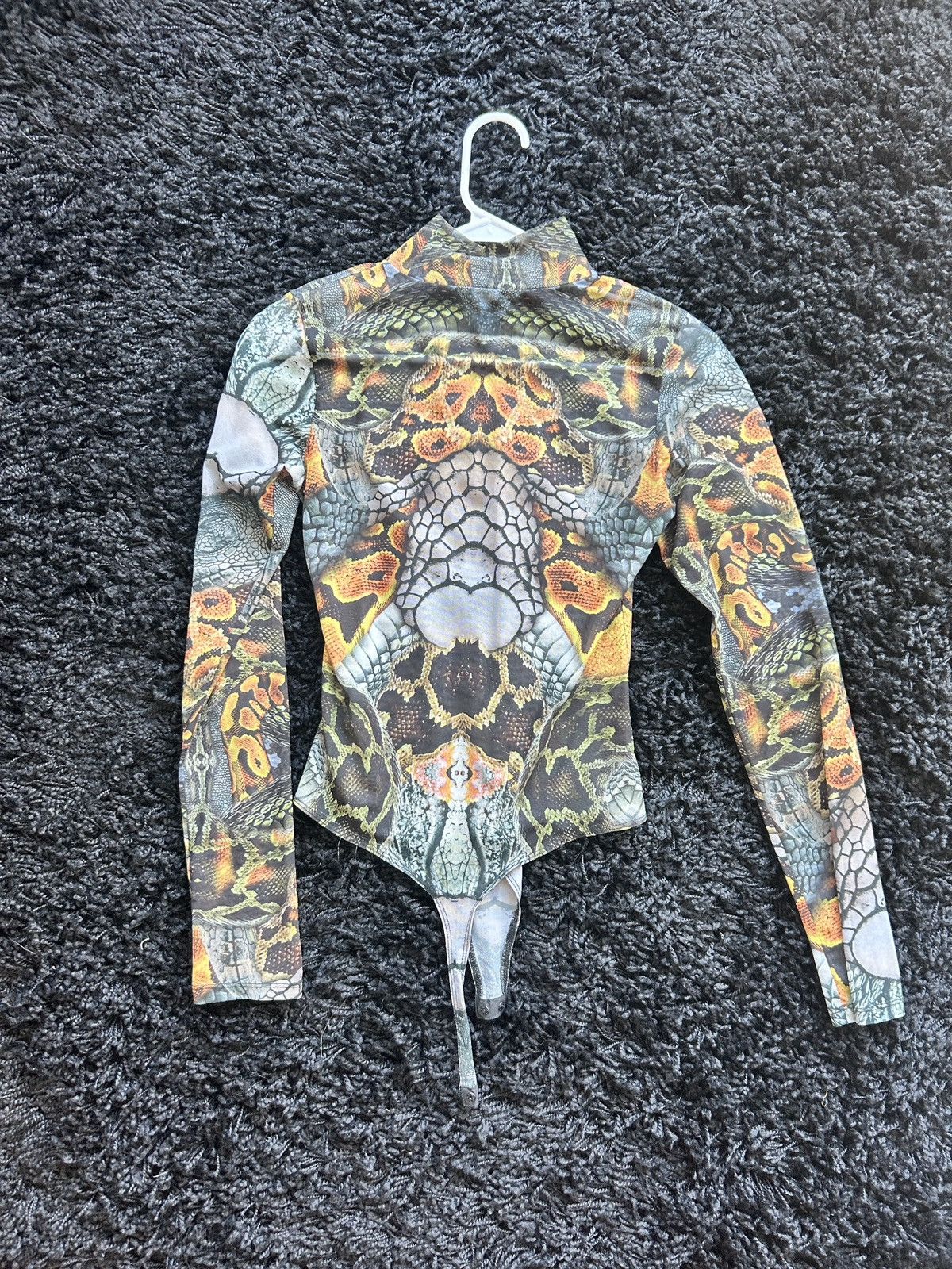 Jaded London Sheer Snake Pattern Bodysuit Size M / US 6-8 / IT 42-44 - 1 Thumbnail