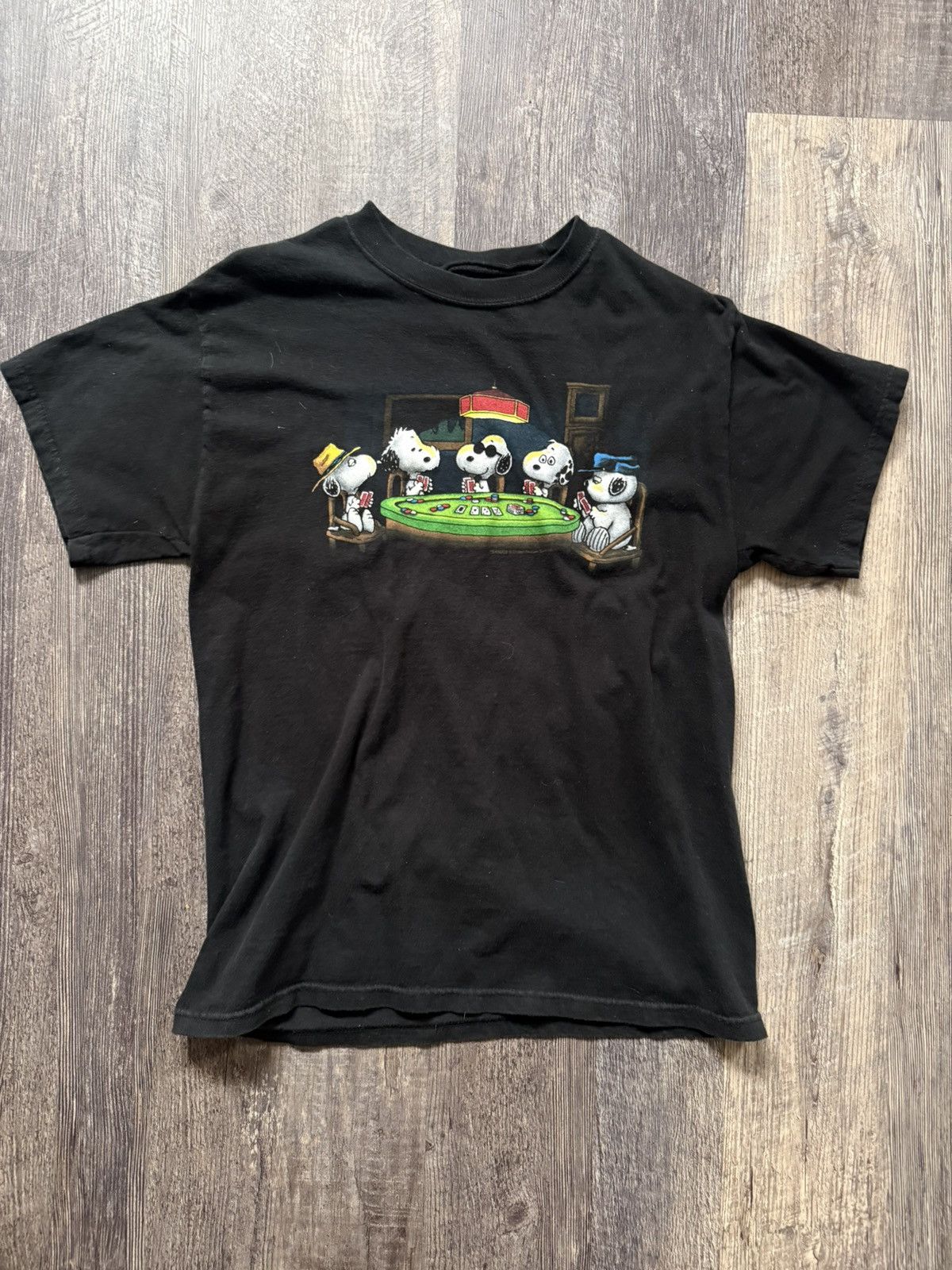 Vintage Vintage Snoopy Poker Table Tee Size US M / EU 48-50 / 2 - 1 Thumbnail