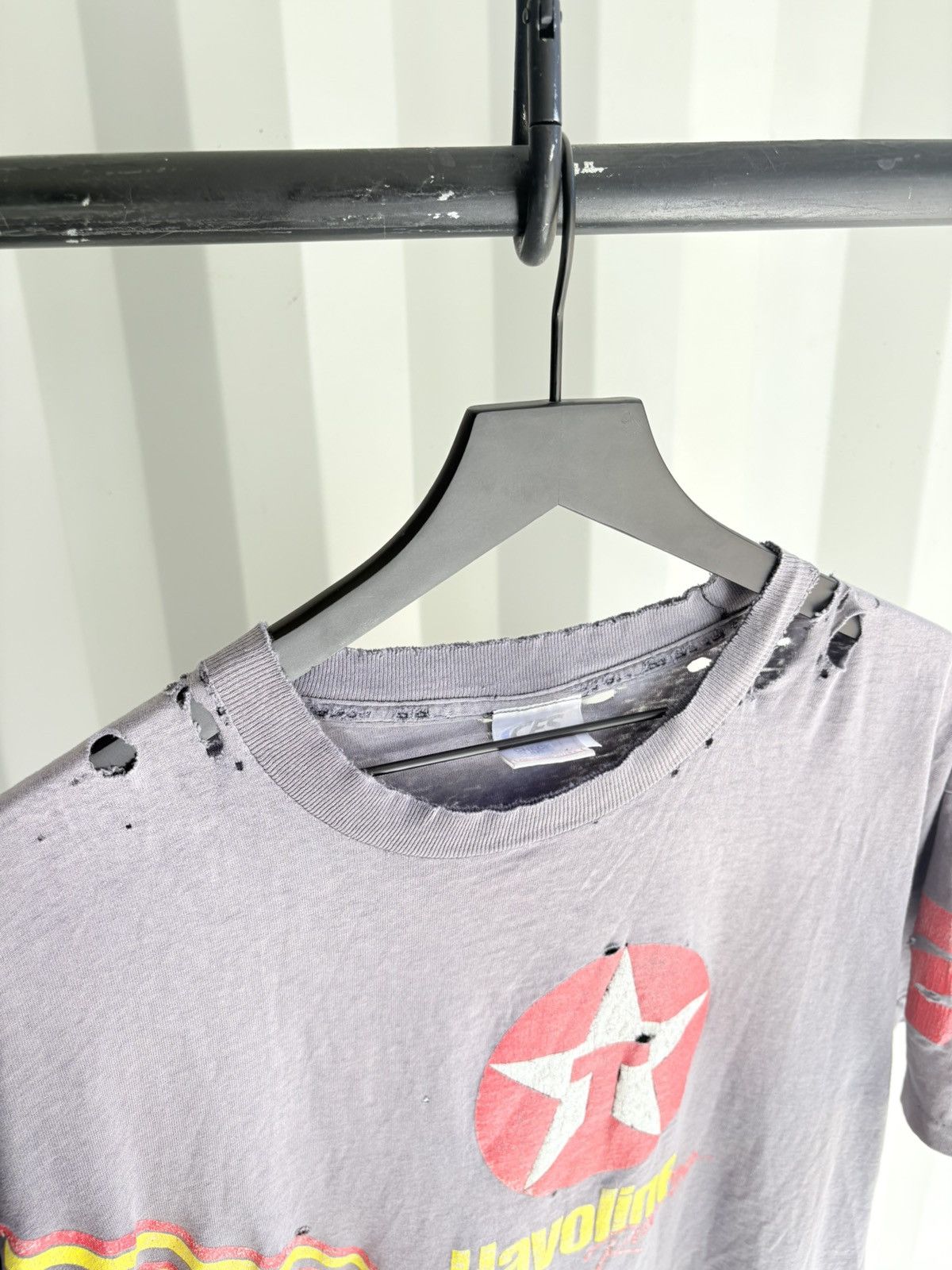 Vintage Thrashed NASCAR Sun Faded Tee Shirt Distressed ERD Grunge Size US XL / EU 56 / 4 - 6 Thumbnail