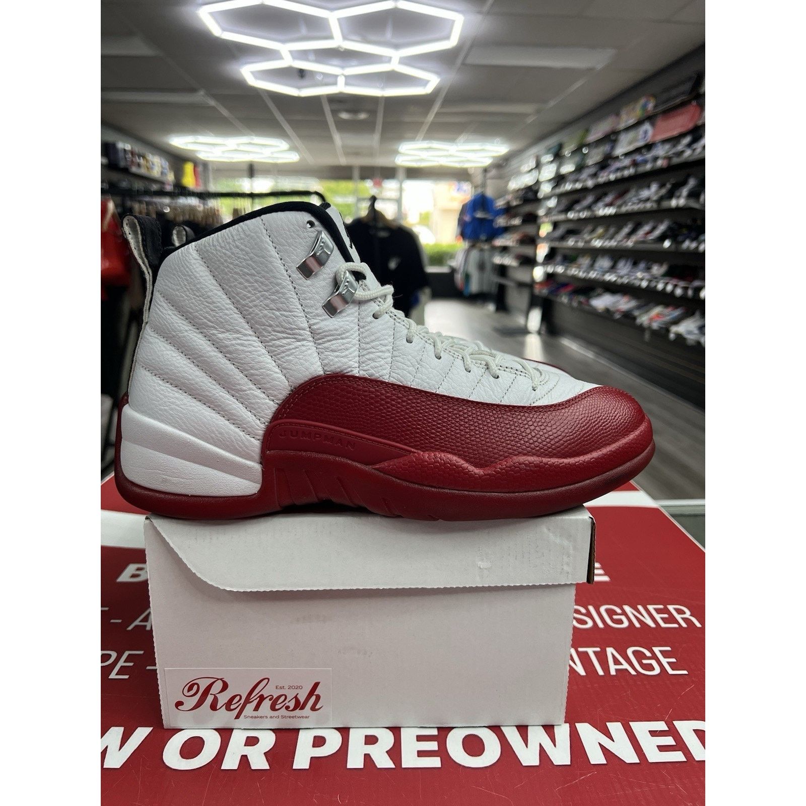 Jordan Brand Air Jordan 12 Retro Cherry (2023) Size 9.5 (CT8013-116) Size US 9.5 / EU 42-43 - 1 Thumbnail