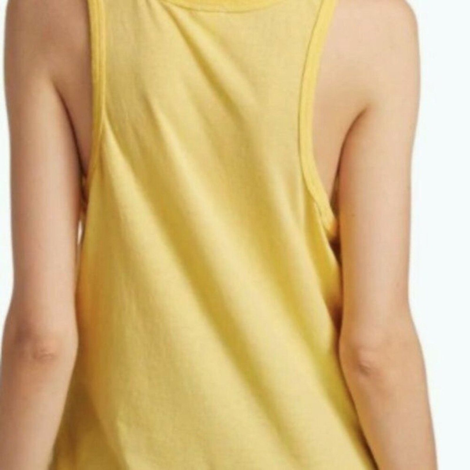 RE/DONE Redone Relaxed Cotton Beach Tank Yellow M Size M / US 6-8 / IT 42-44 - 5 Thumbnail