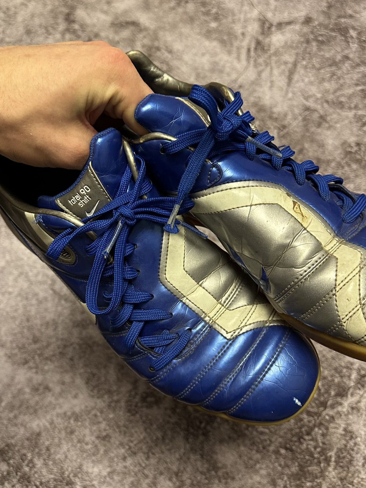 A.P.C. × Nike Vintage Nike Total 90 Football Shoes Indoor Soccer US Men 11 Size US 11 / EU 44 - 3 Thumbnail