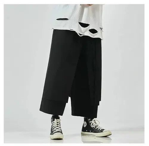 Designer × Japanese Brand Japanese style loose cropped trousers Size US 30 / EU 46 - 4 Thumbnail