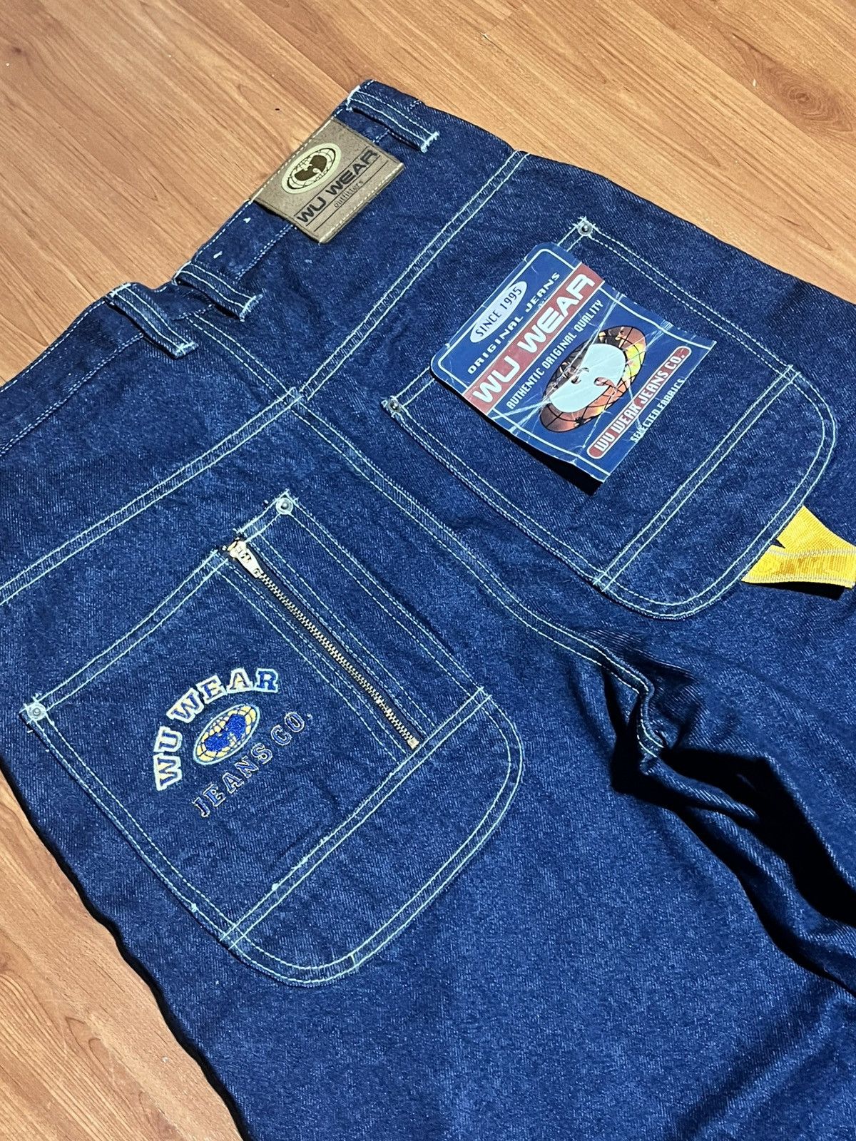 Wu-Tang Clan Vintage Rare Wu-wear Y2K carpenter jeans Size US 33 - 18 Thumbnail
