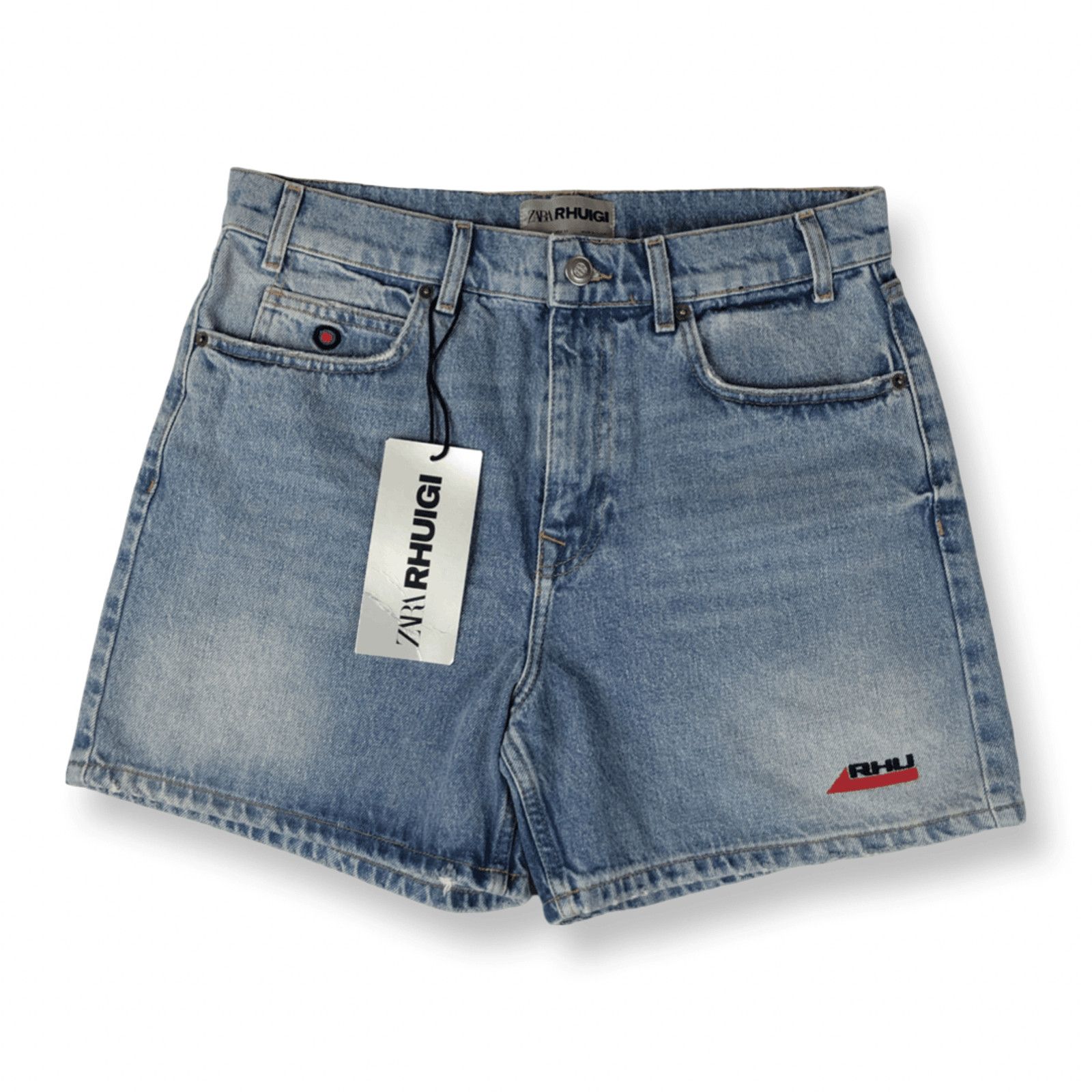 Rhude × Zara Denim Shorts Rhude x Zara Rhuigi Size US 31 - 1 Thumbnail