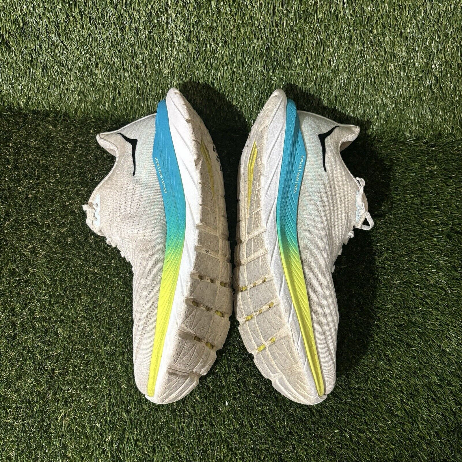 Hoka Size 12.5 - Hoka One One Mach 5 White Blue Glass Size US 12.5 / EU 45-46 - 3 Thumbnail