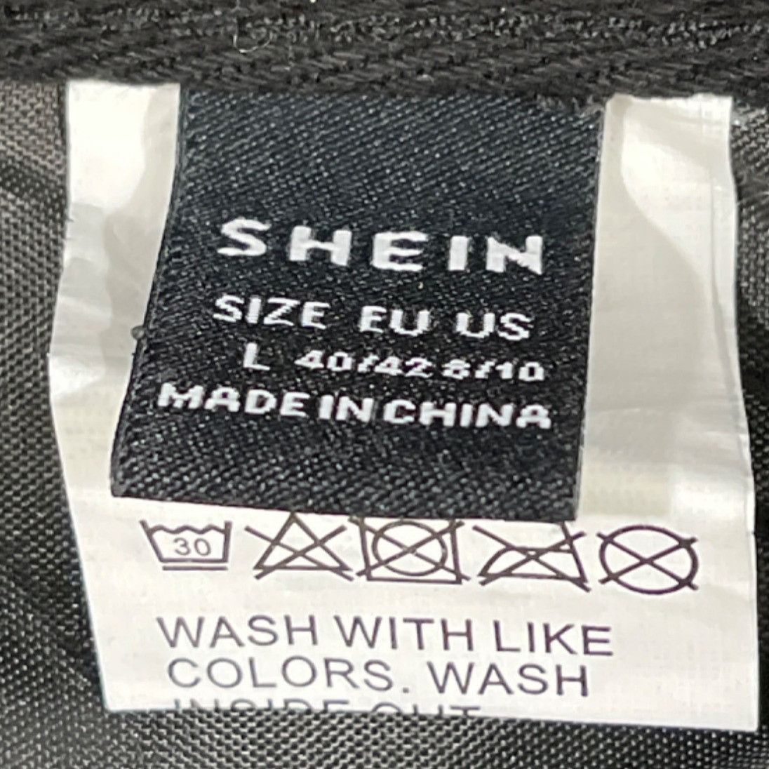 Shein Shein Women's Black Figure Design Jeans/Wide Leg Size L SKU Size 32" / US 10 / IT 46 - 5 Thumbnail