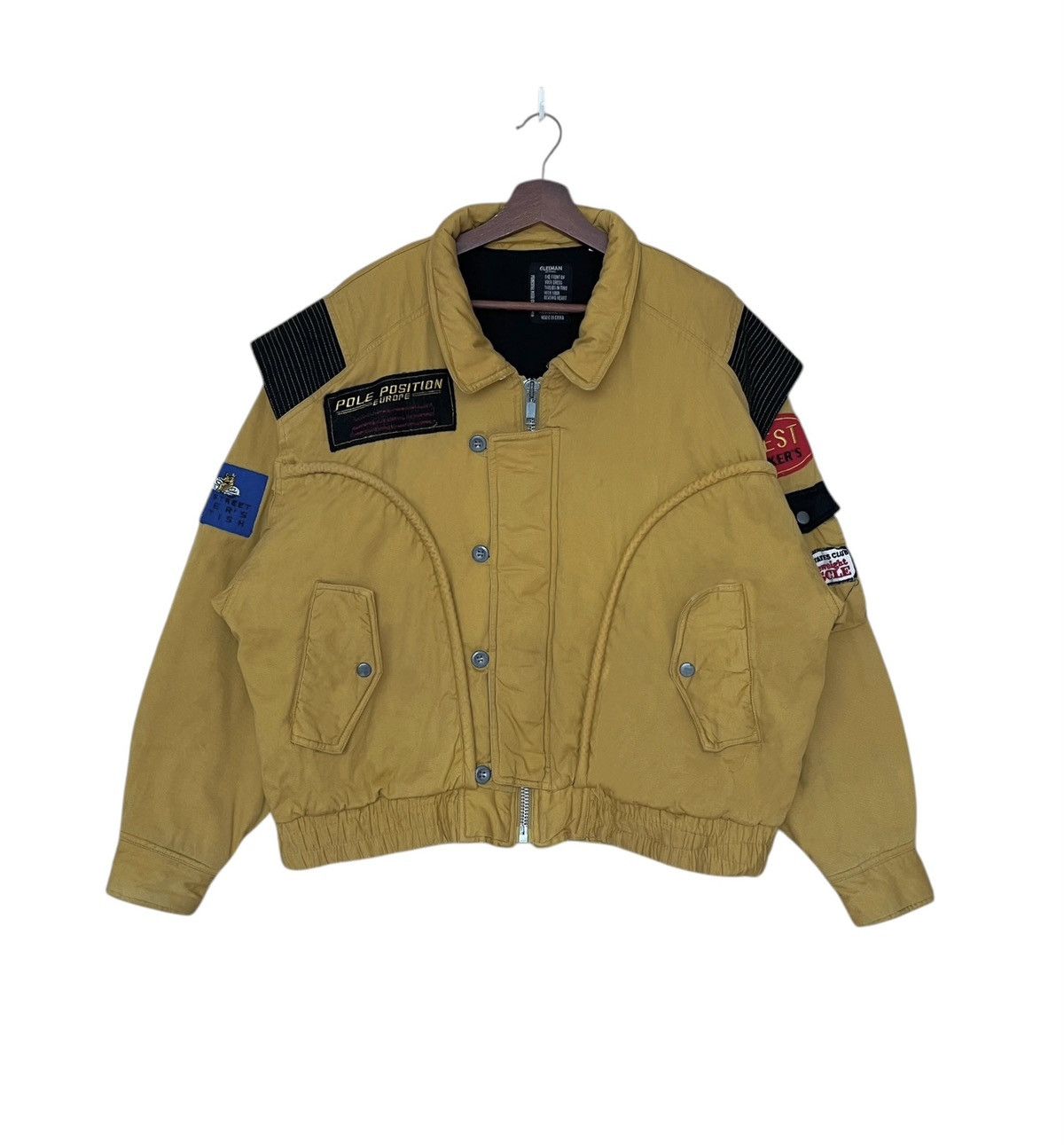 Vintage Vintage Racing Team Gleeman Bomber Jacket 1990s Size US L / EU 52-54 / 3 - 1 Thumbnail