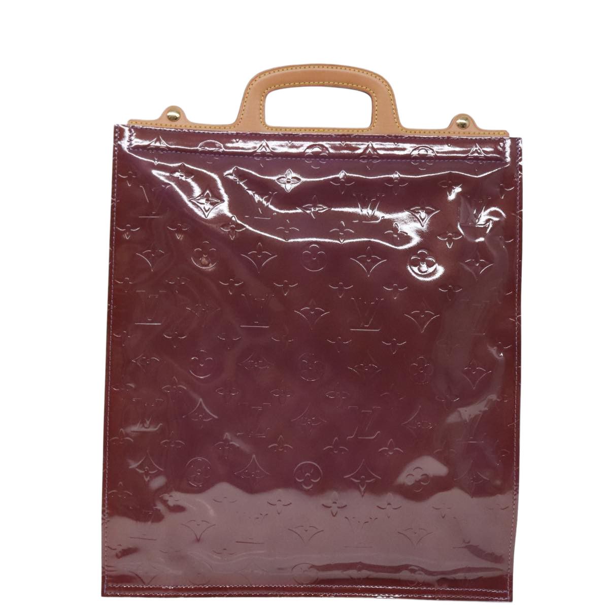 Louis Vuitton Stanton Purple Patent Leather Tote Bag (Pre-Owned) Size ONE SIZE - 1 Thumbnail