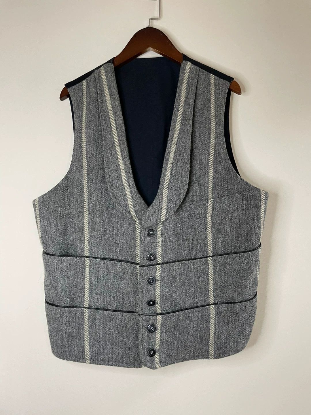 Yohji Yamamoto Yohji Yamamoto Ys Men's Shawl Collar Vest Size US L / EU 52-54 / 3 - 1 Thumbnail