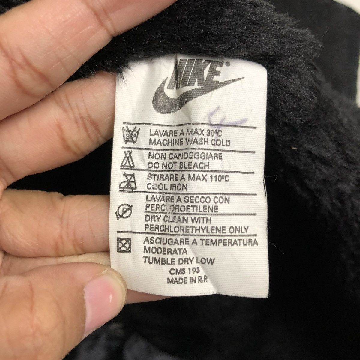 Nike 🔥VINTAGE NIKE LONG JACKET BLANKET BIG SWOOSH BACK HIT Size US L / EU 52-54 / 3 - 22 Thumbnail