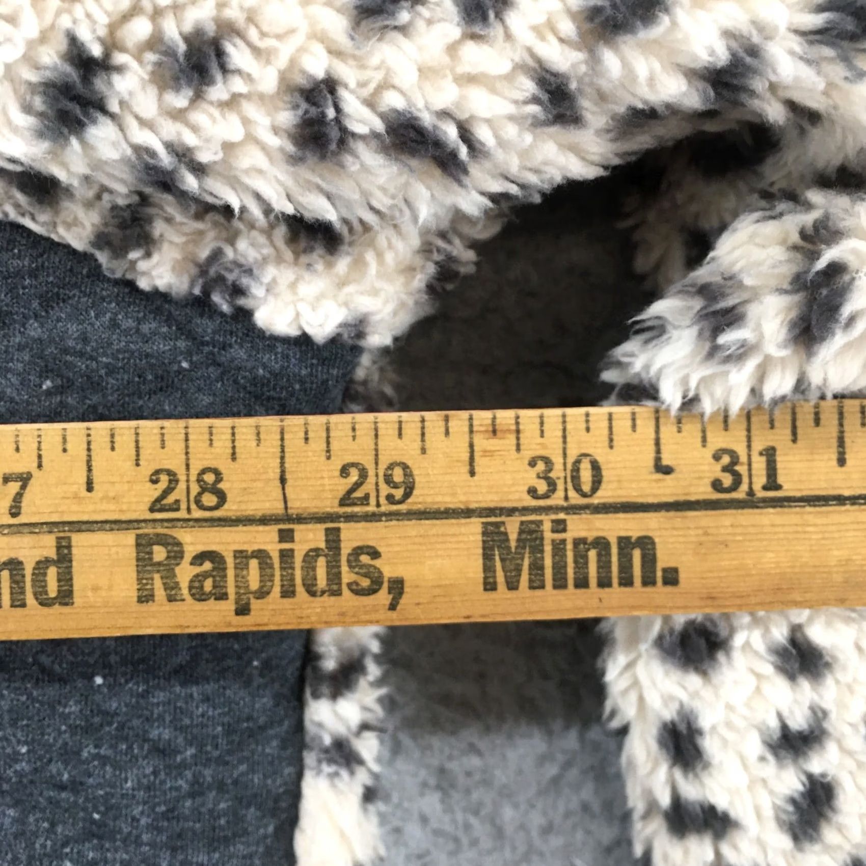 Vintage Maurices Quilted Leopard Sherpa Pullover Sweater Womens 3X Beige Snap Button Size XXL / US 16-18 / IT 52-54 - 4 Thumbnail