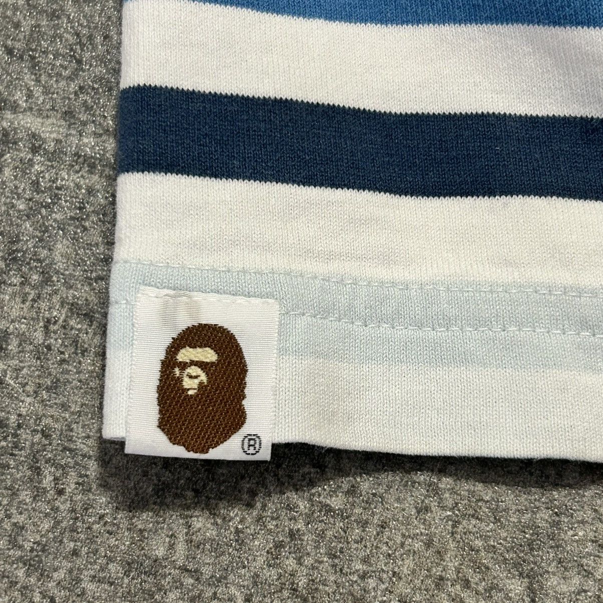 Bape OG Bape Striped College Logo Long Sleeve Size US L / EU 52-54 / 3 - 11 Thumbnail