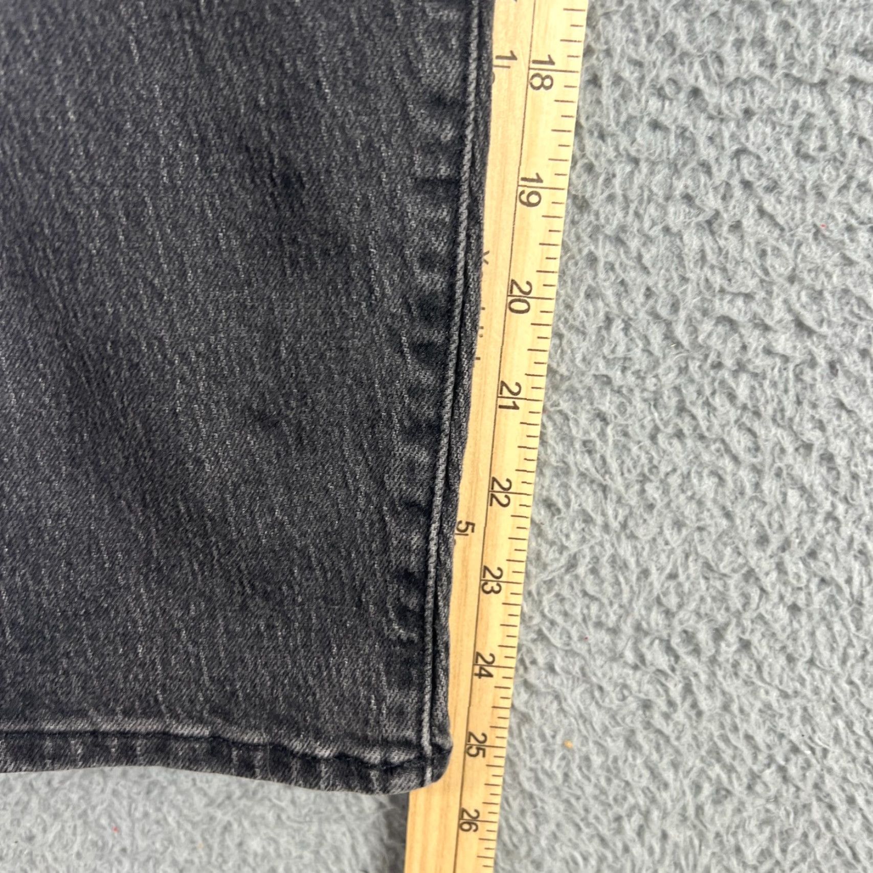 Madewell VINTAGE Madewell Jeans Womens 26P Regular Fit Straight Vintage Denim Black Wash, 5-Pocket, High Rise, Petites Size 26" / US 2 / IT 38 - 3 Thumbnail