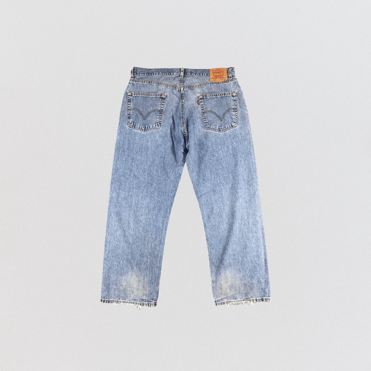 Levi's × Vintage Vintage Mid Wash Levis 565 Jeans-JM1188 Size US 37 - 2 Thumbnail