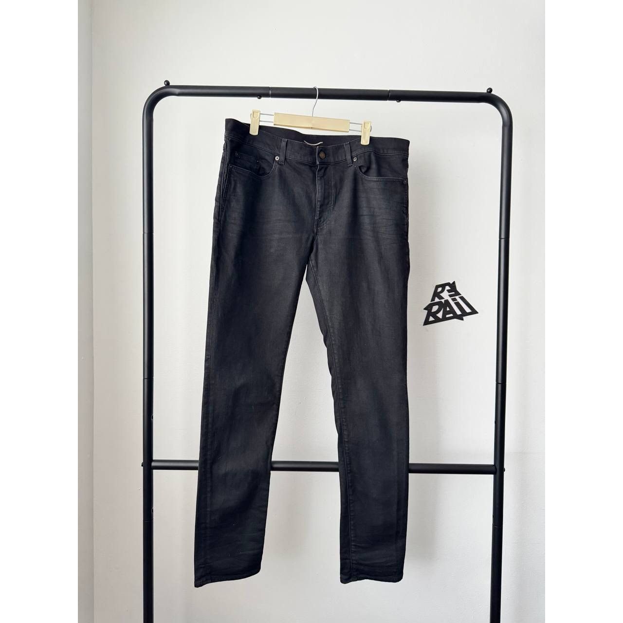 Saint Laurent Paris D02 Skinny Black Jeans