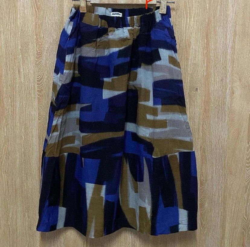 Issey Miyake × Vintage Vtg Plantation By Issey Miyake Skirt Rare Design Size 30" / US 8 / IT 44 - 1 Thumbnail