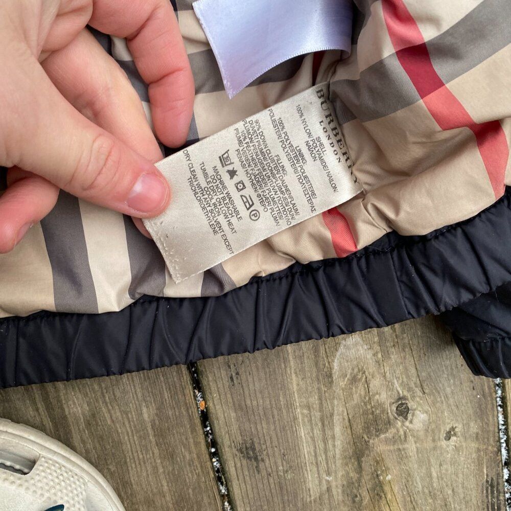 Burberry Burberry Novacheck Down Puffer Jacket Black Medium Coat Size US M / EU 48-50 / 2 - 4 Thumbnail