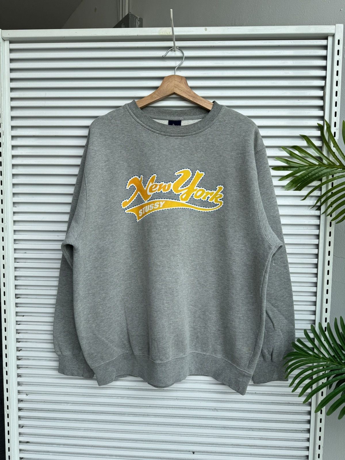 Stussy × Vintage Vintage Stussy New York OG Crewneck/ Travis Flacko Scott Size US M / EU 48-50 / 2 - 2 Thumbnail