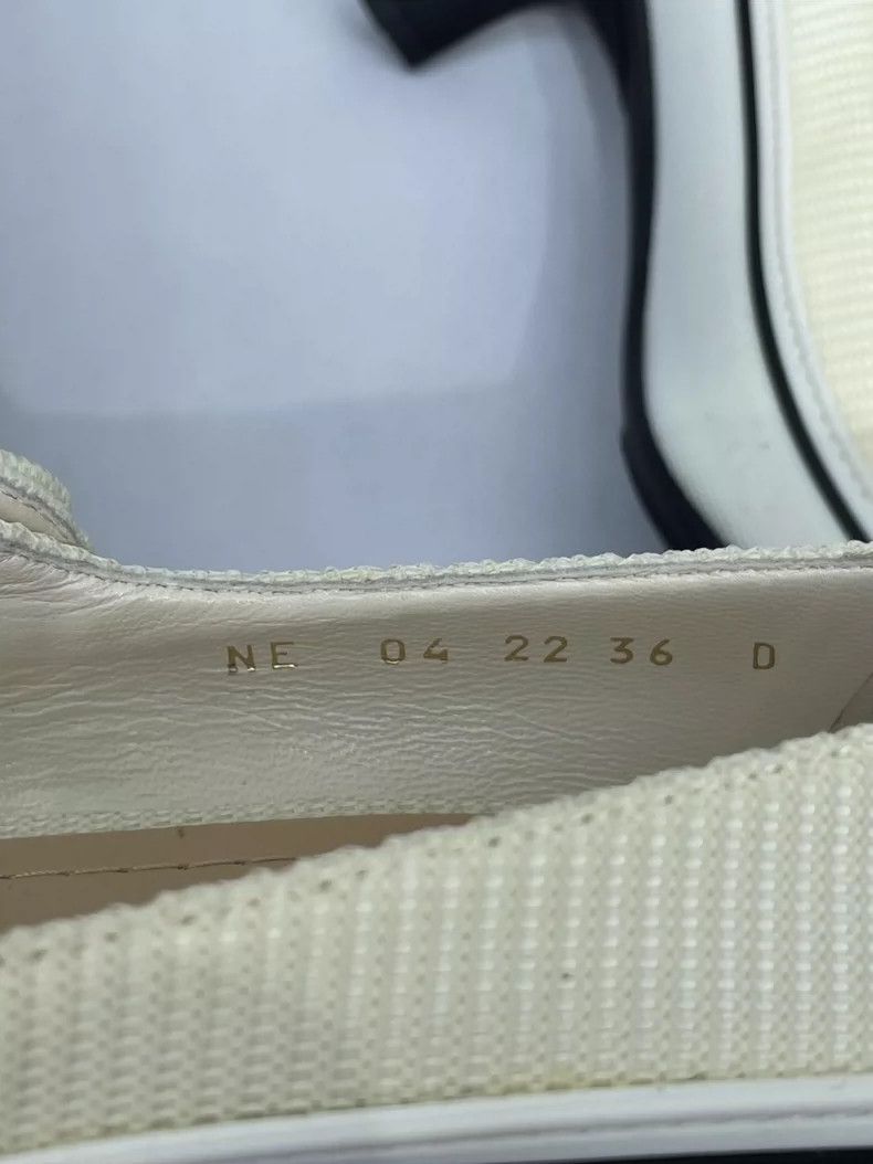 Dior Dior Stitching letter logo Mary Jane single shoes 2504-Next Size US 5.5 / IT 35.5 - 8 Thumbnail