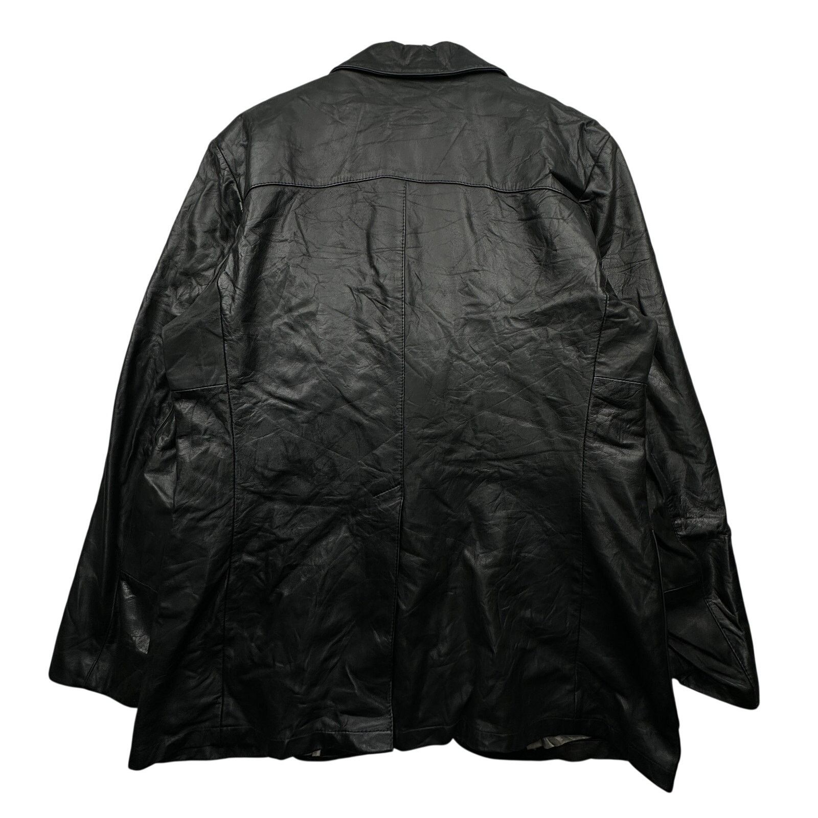 Remy Vintage Remy Leather Blazer Sport Coat Mens 44 Large Size US L / EU 52-54 / 3 - 2 Thumbnail