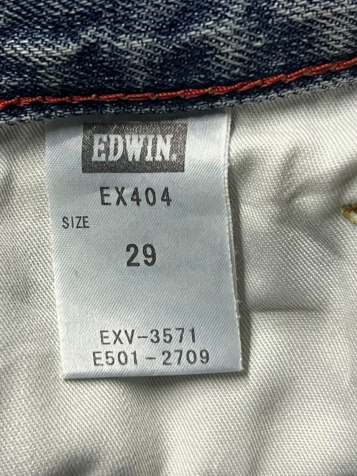 Edwin Vintage Edwin 404 Exclusive Japan - Faded Wash Jeans Size US 31 - 13 Thumbnail