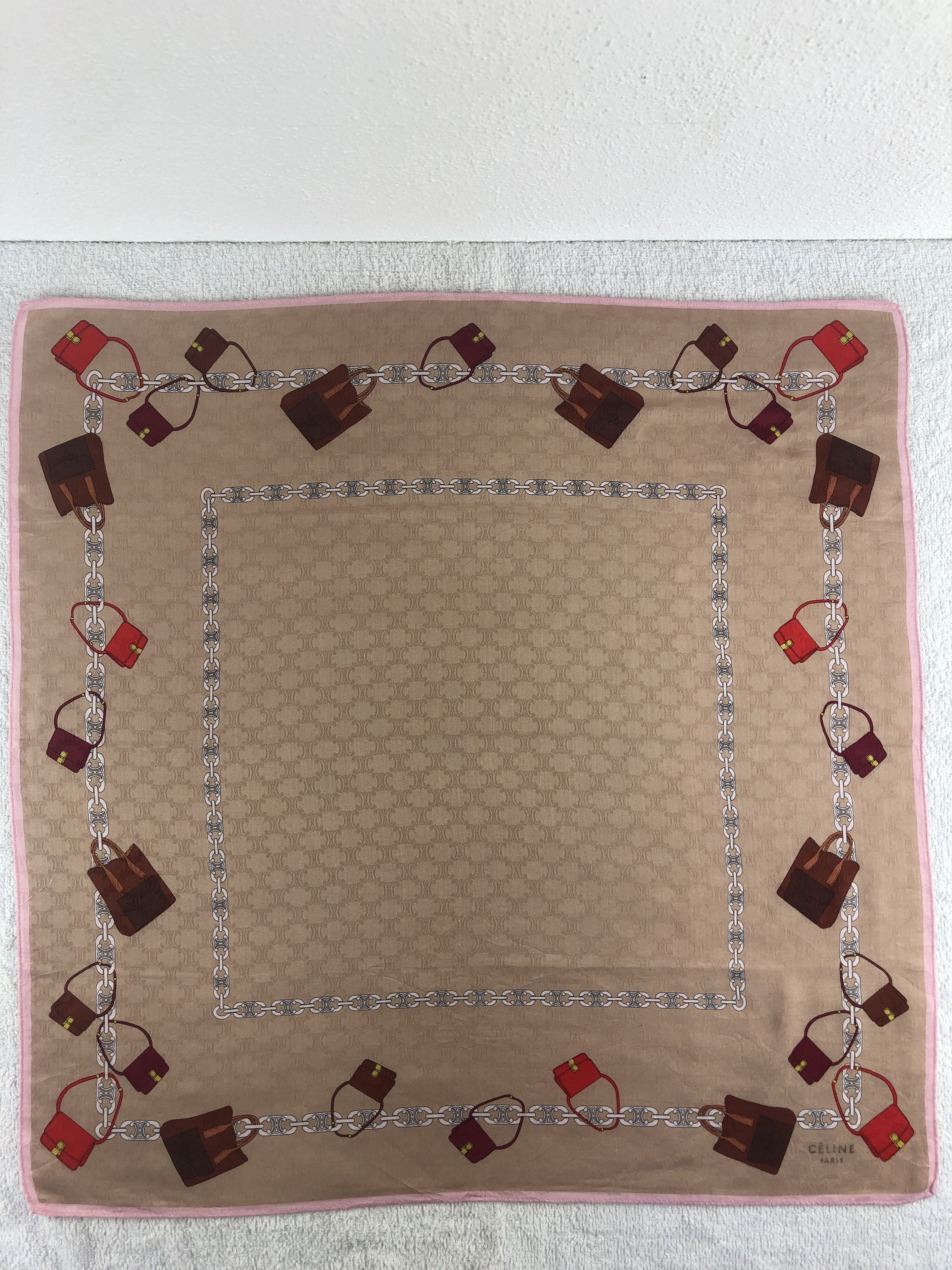 Celine Celine Handkerchief / Bandana / Neckerchief C249 Size ONE SIZE - 3 Thumbnail