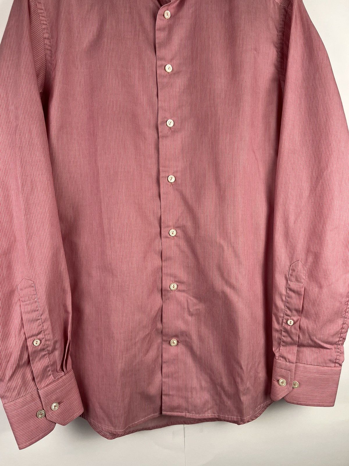 Eton Eton Luxury Striped Cotton Long Sleeve Shirt Button Up Size US L / EU 52-54 / 3 - 4 Thumbnail