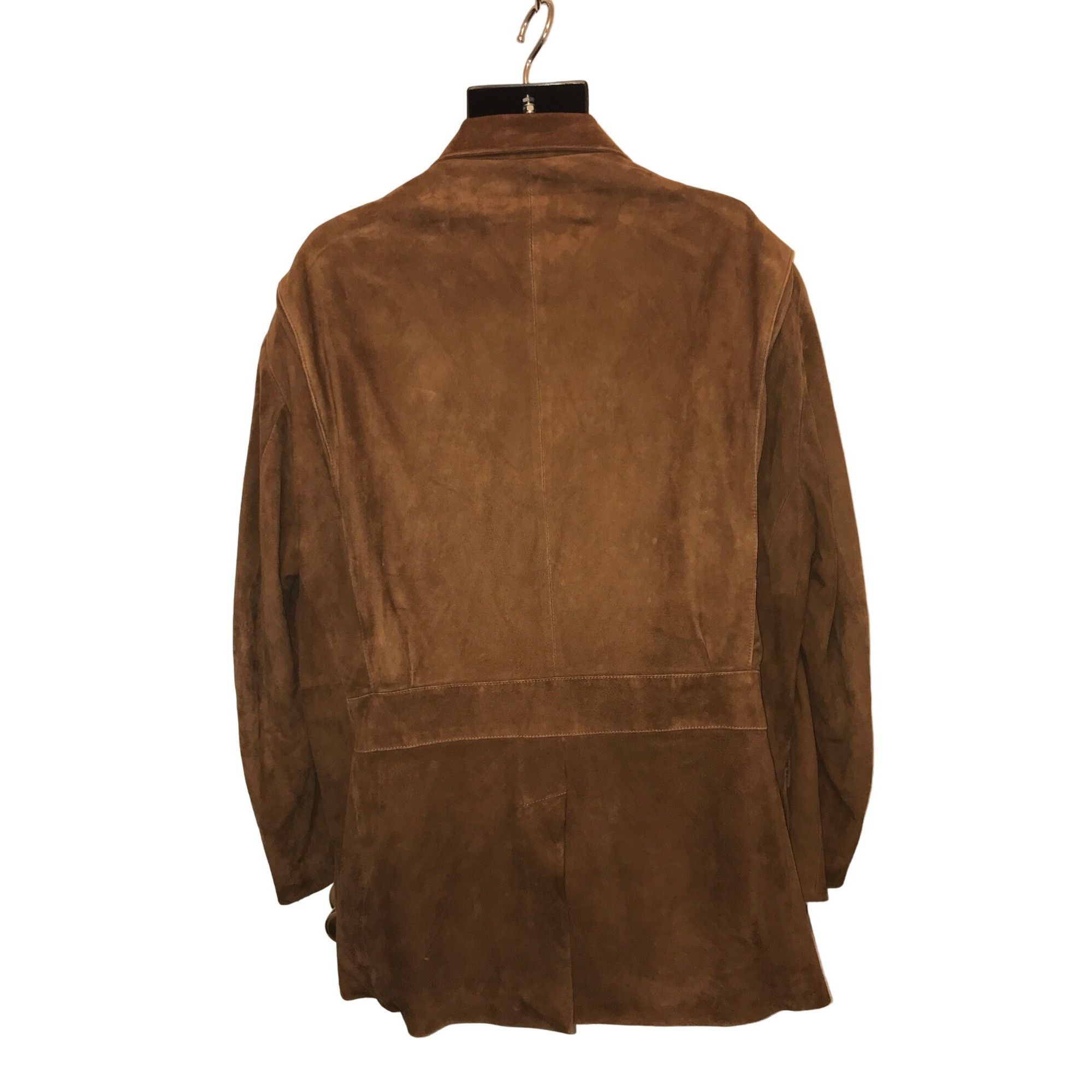 Golden Bear Golden Bear Men's Eddy Pleated Pocket Suede Blazer Size US XL / EU 56 / 4 - 2 Thumbnail