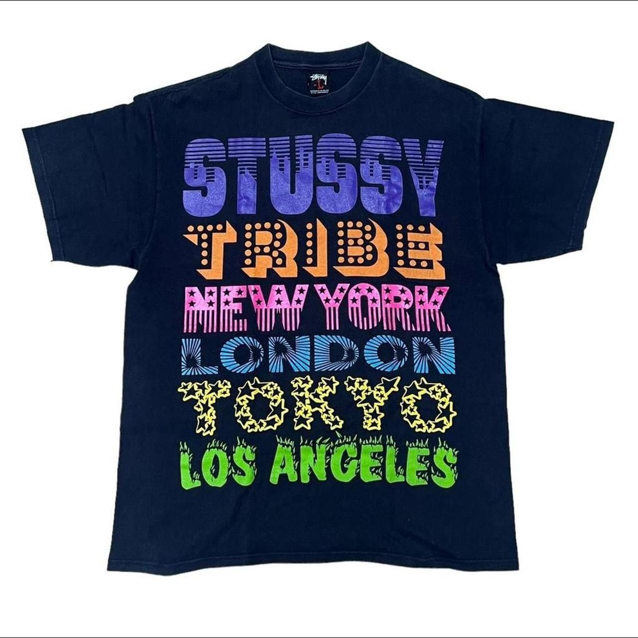 Stussy Vintage Stussy Tribe World Tour T-Shirt - Large Size US L / EU 52-54 / 3 - 1 Thumbnail