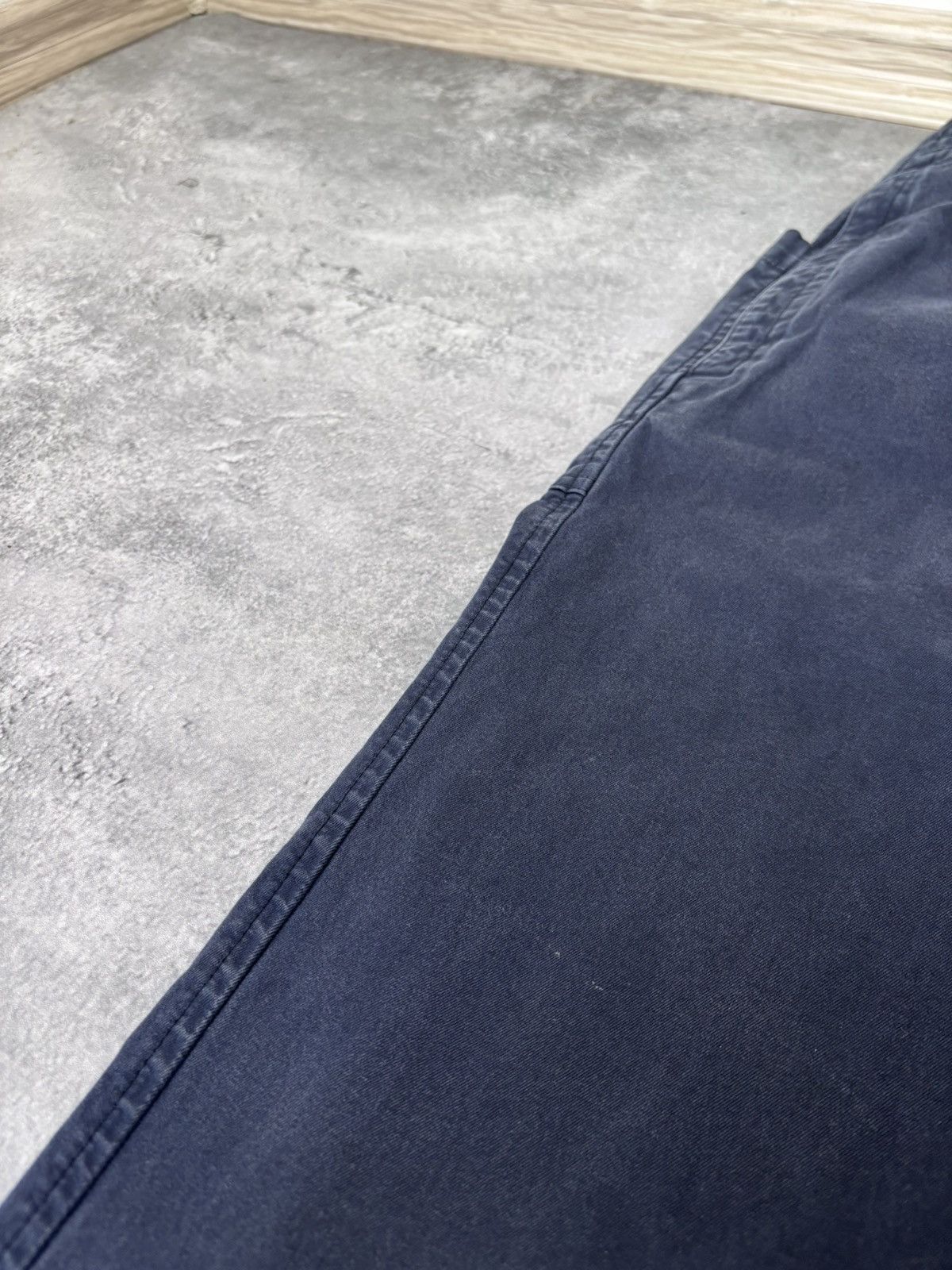 Carhartt Carhartt WIP Lawton Pants Men’s Navy Blue Joggers Tapered Size US 34 / EU 50 - 15 Thumbnail