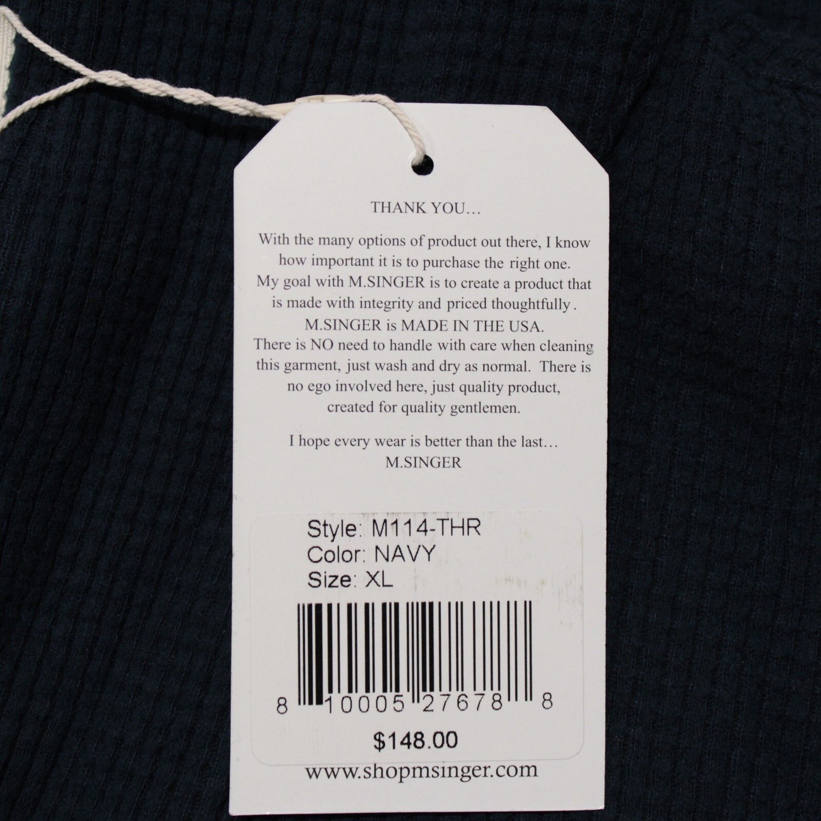 Other M. Singer Sweater Size US XL in Blue Size US XL / EU 56 / 4 - 7 Thumbnail