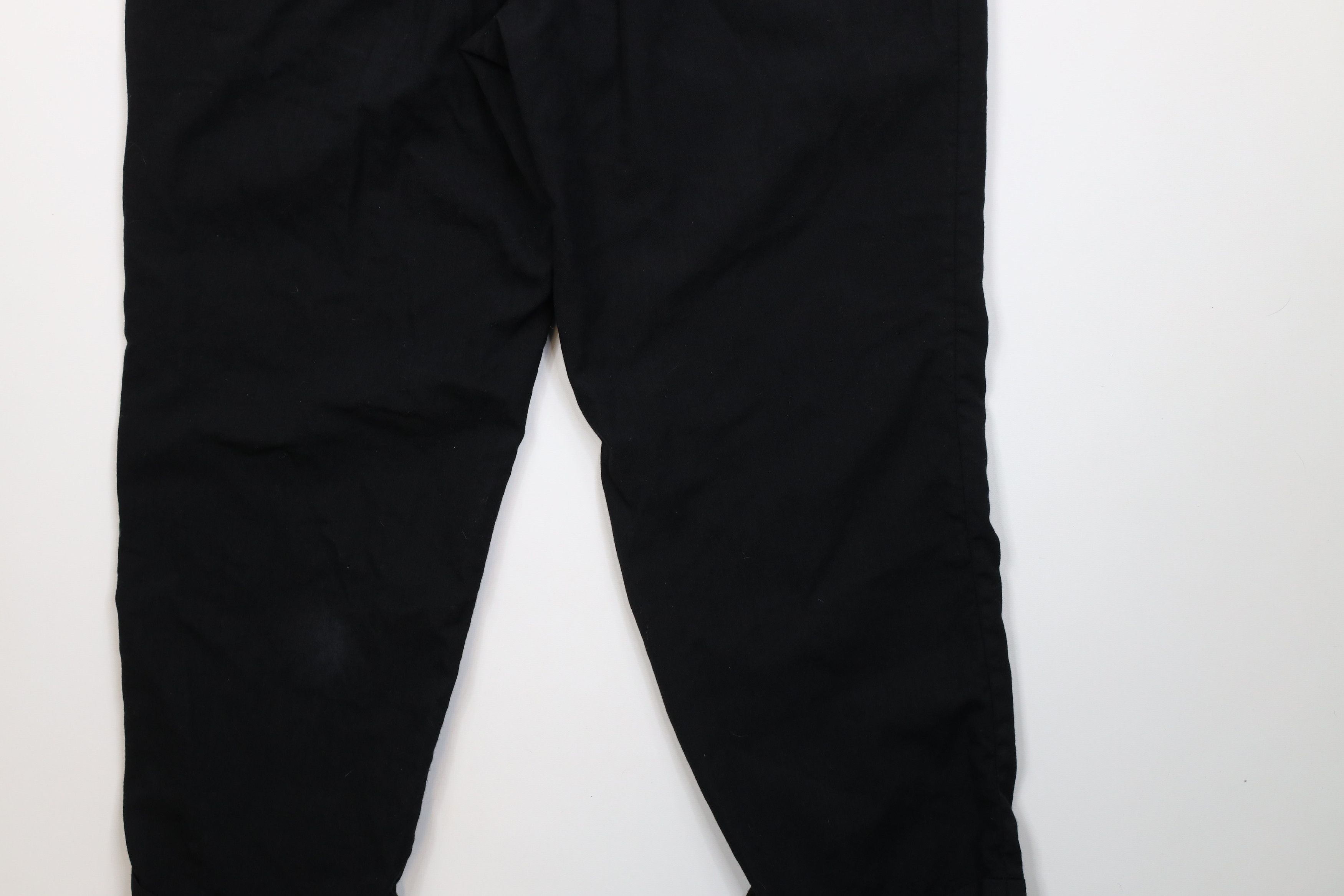 Chaps Vintage 90s Y2K Chaps Wool Knit Wide Leg Chino Pants Black Size US 38 / EU 54 - 13 Thumbnail