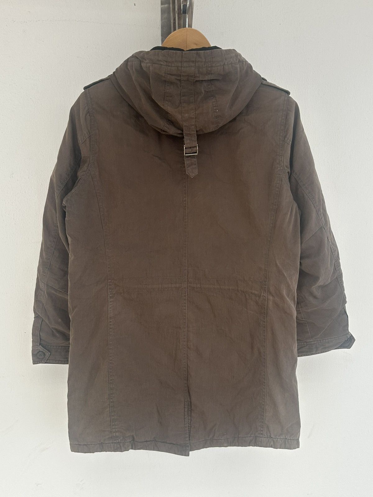 291295=Homme 291295=HOMME Vintage Bomber Hoodie Olive Green Jacket Japan Size US L / EU 52-54 / 3 - 2 Thumbnail