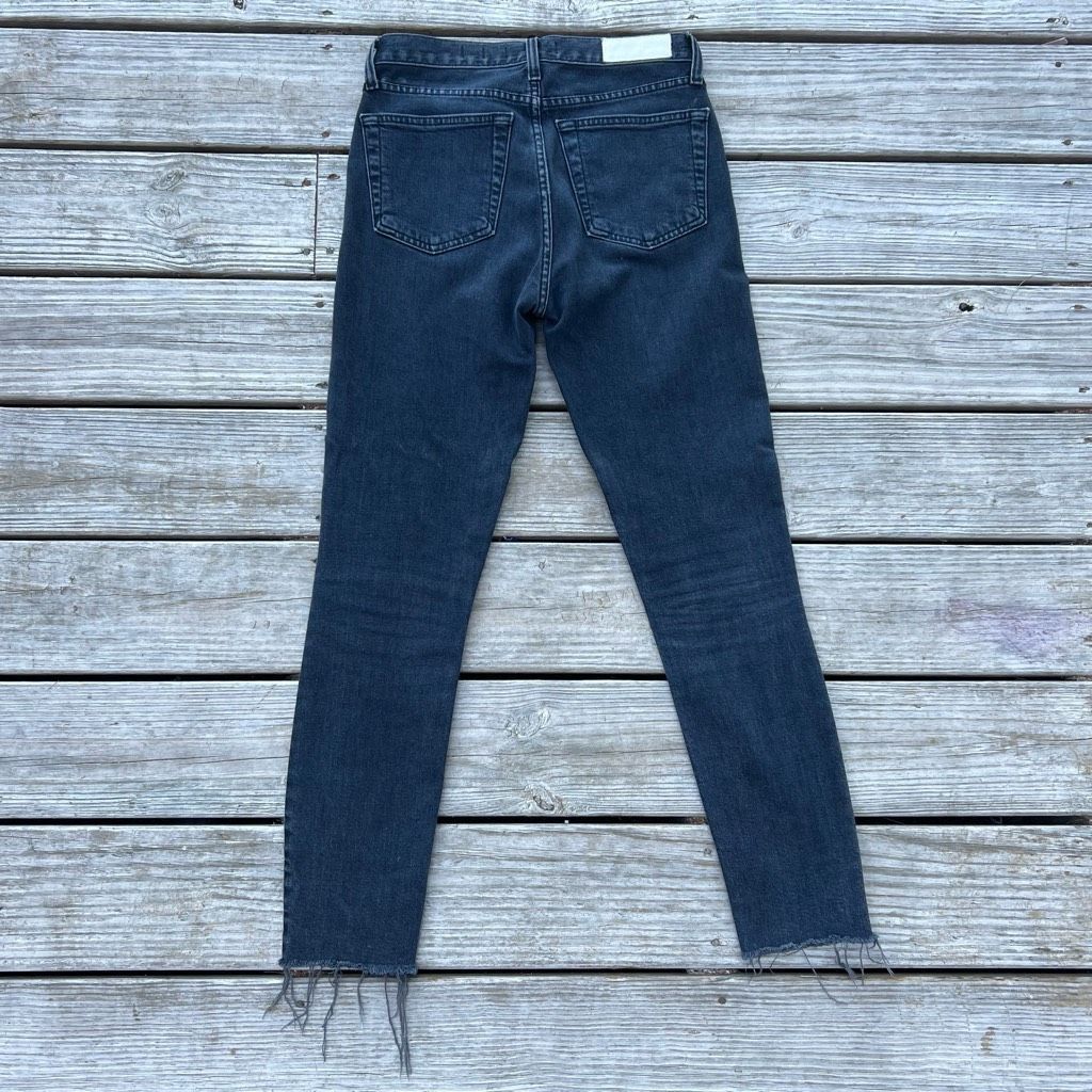 RE/DONE RE/DONE Originals High-Rise Skinny Leg Ankle Jeans in Worn B Size 26" / US 2 / IT 38 - 3 Thumbnail