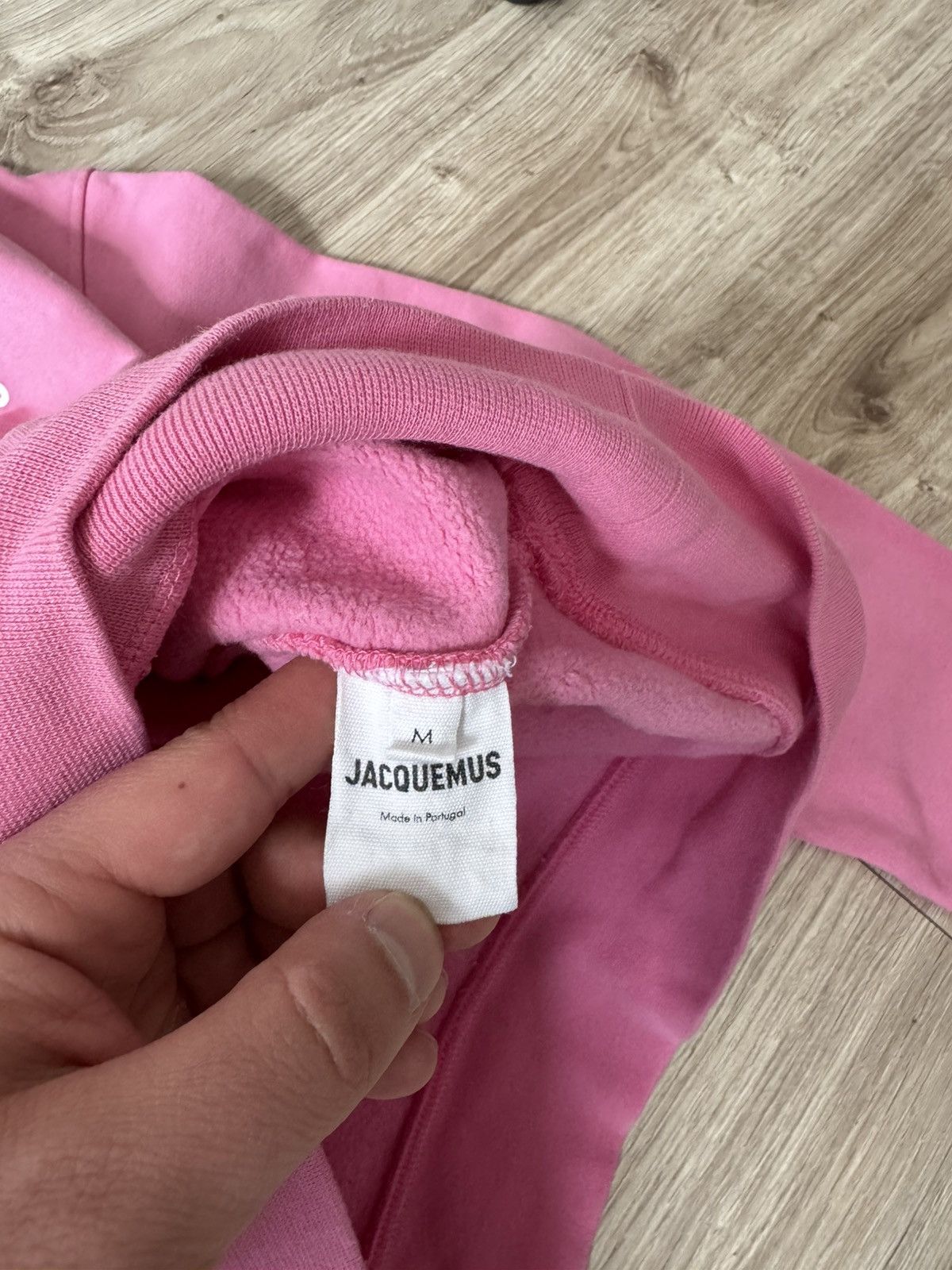 Jacquemus Jacquemus Pink Logo Hoodie Size M / US 6-8 / IT 42-44 - 6 Thumbnail