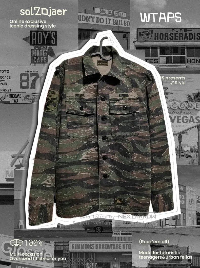 Wtaps Wtaps Tiger print shirt Size US S / EU 44-46 / 1 - 2 Thumbnail