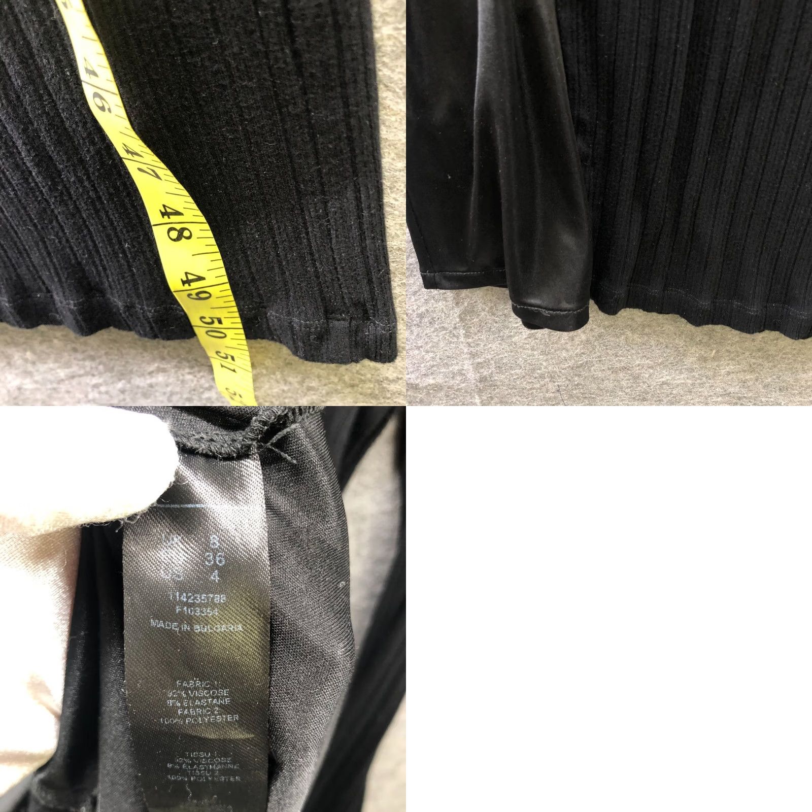 Asos ASOS Long Sleeve Ribbed Maxi T Shirt Dress Womens 4 Black Mock Neck Jersey Dress Maxi Shirt Womens 4 Black Mock Neck Jersey Vestigible? Size S / US 4 / IT 40 - 8 Thumbnail