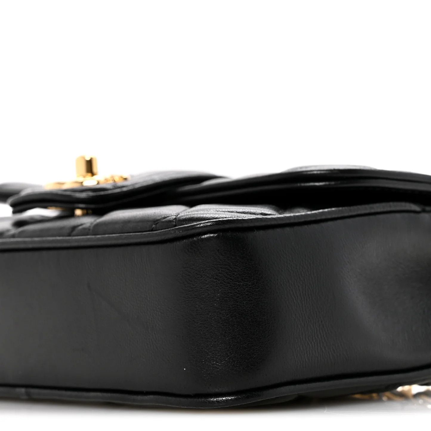 Chanel os11x0126 Size: OS / Lambskin Quilted Tab Mini Flap Black Size ONE SIZE - 9 Thumbnail