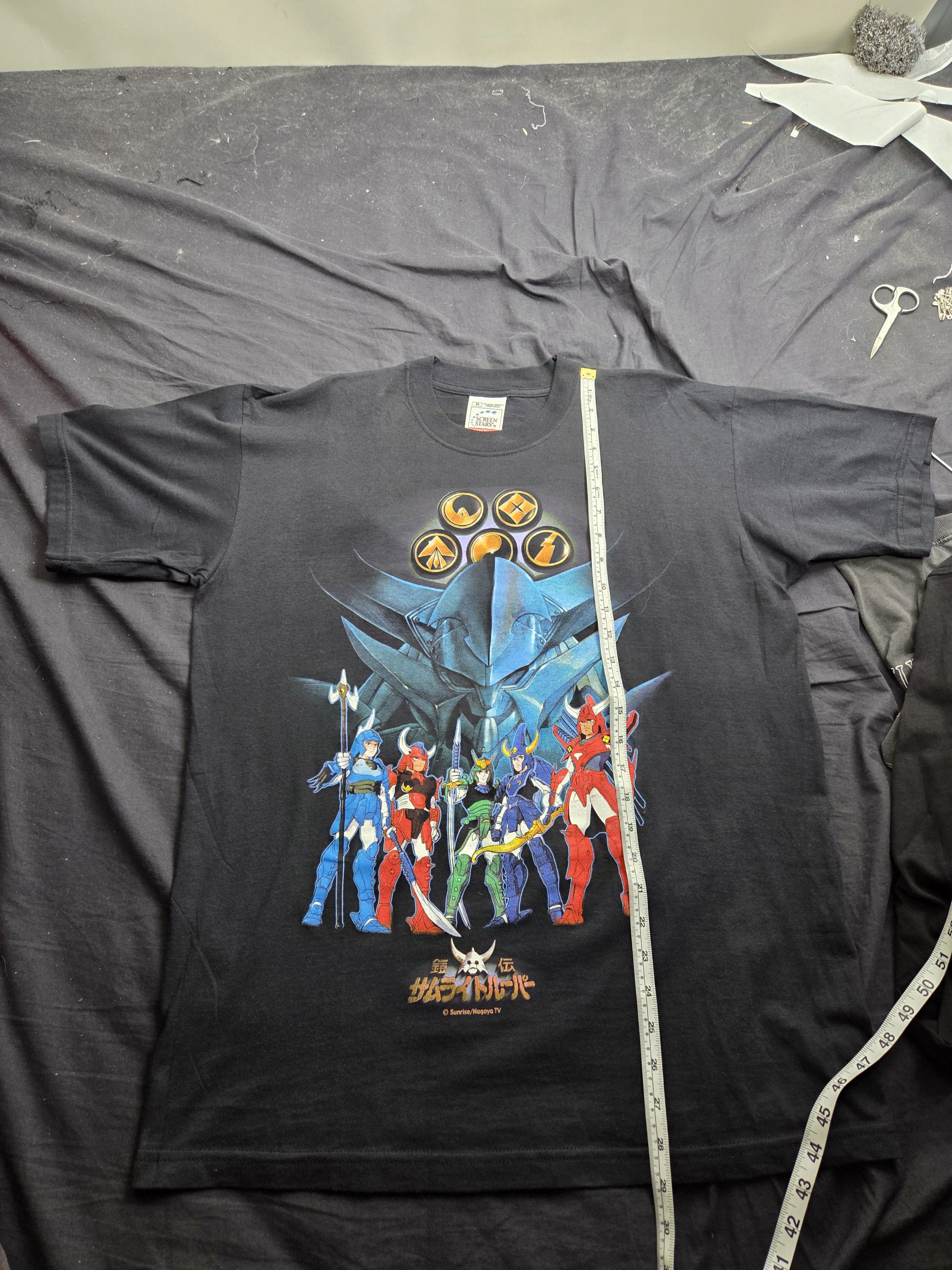 Anime × Vintage 2000 Ronin Warriors Anime Tee M 21" 29" Size US M / EU 48-50 / 2 - 9 Thumbnail