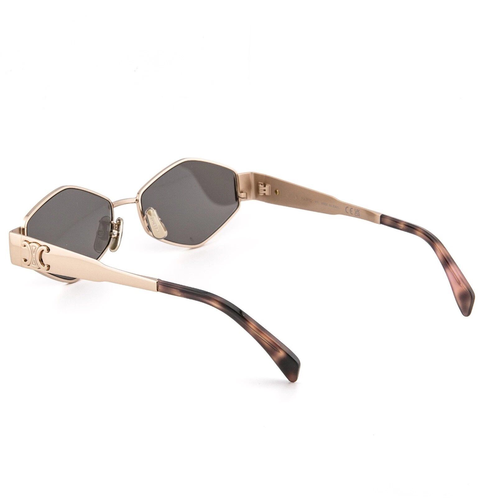 Celine CELINE CL40254U 40254 METAL TRIOMPHE Unisex Sunglasses 28A Size ONE SIZE - 3 Thumbnail