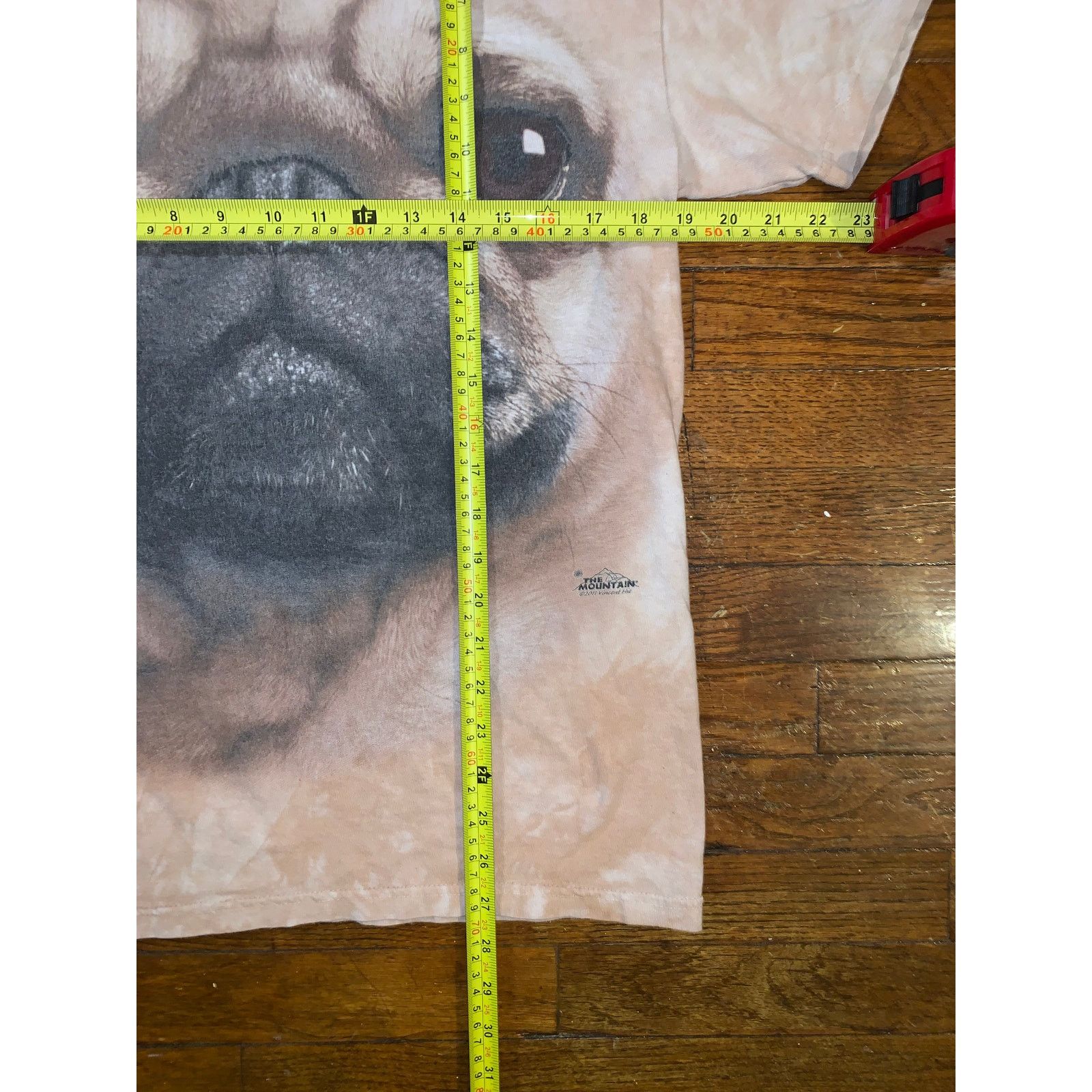 The Mountain The Mountain Pug Face All Over Print T Shirt USA Medium Size US M / EU 48-50 / 2 - 8 Thumbnail