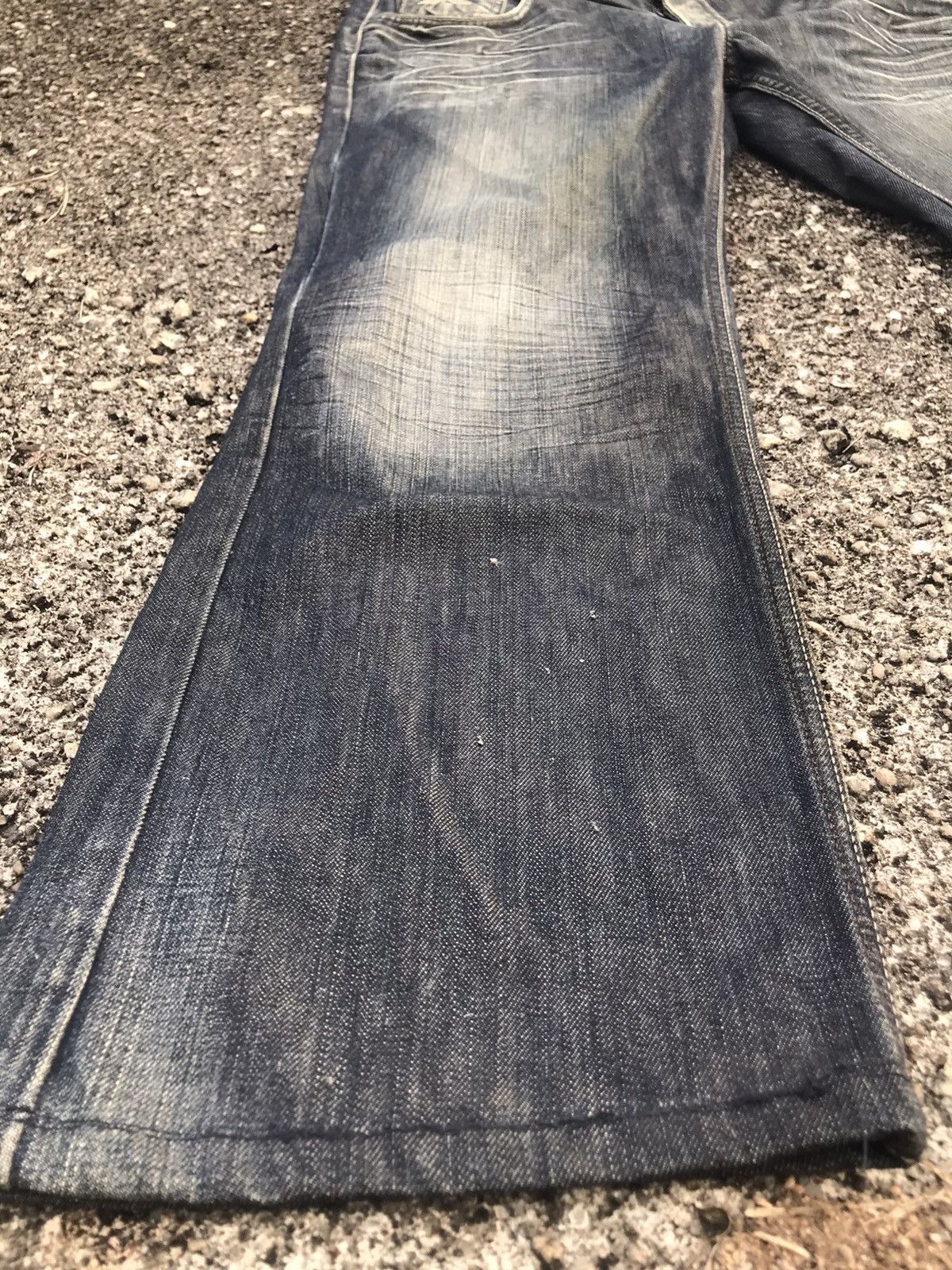 Japanese Brand 🔥Y2K SMOG Denim Flared Jeans🔥 Size US 34 / EU 50 - 9 Thumbnail