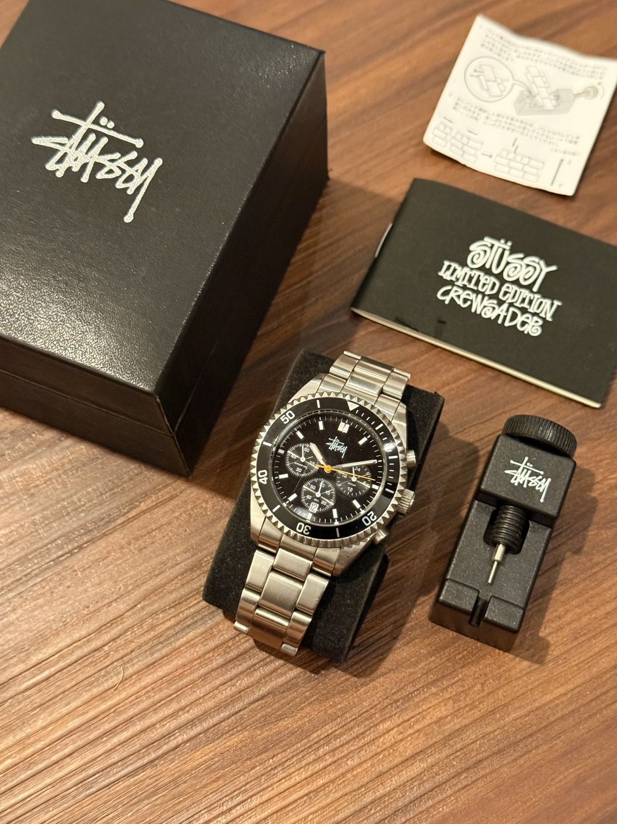 Stussy Stussy Crewsader Limited Edition Silver Watch 2009 (RARE) Size ONE SIZE - 7 Thumbnail
