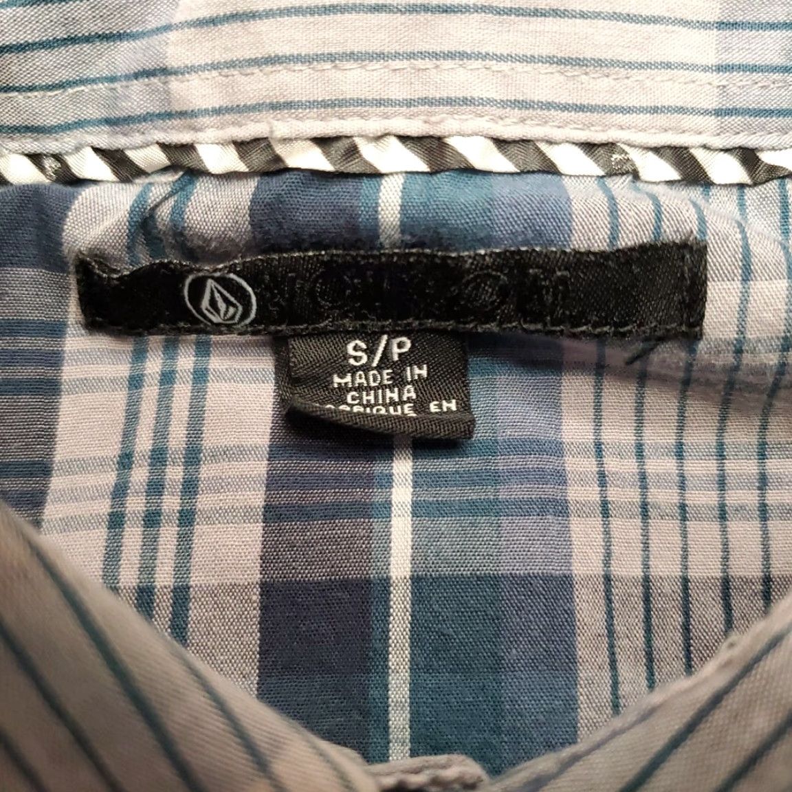 Volcom Volcom Mens Shirt Small Blue Plaid Flannel Long Sleeve Button-Up Casual Skate Size US S / EU 44-46 / 1 - 3 Thumbnail