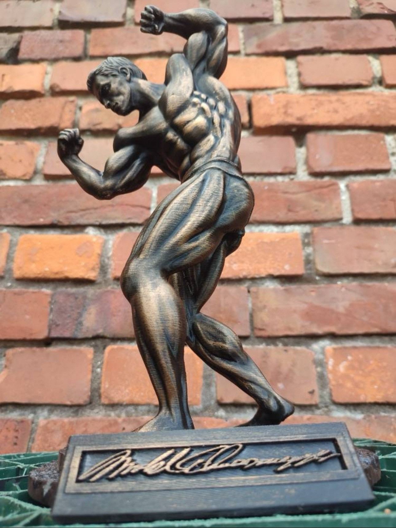 Other Gym statue Arnold Schwarzenegger 34cm Size ONE SIZE - 3 Thumbnail