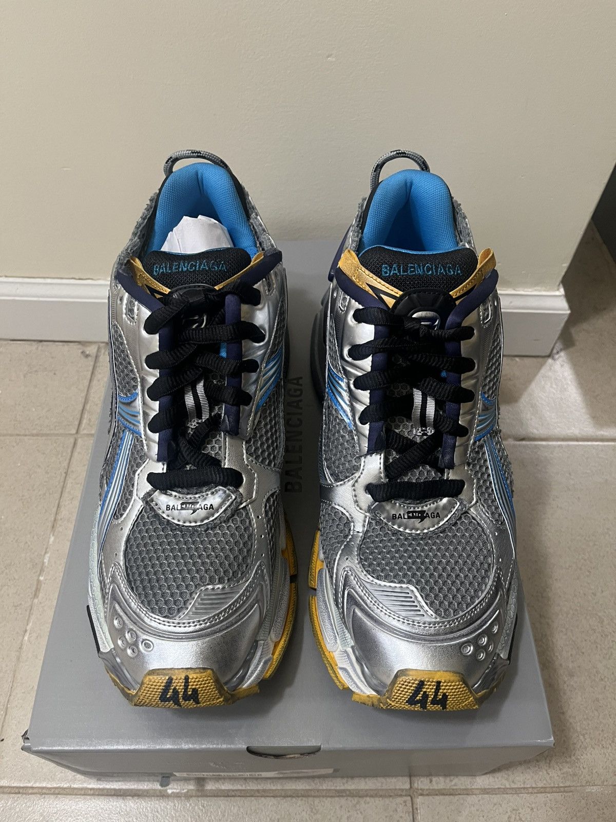 Balenciaga Balenciaga Men’s Mesh Runner Sneakers Sz 44(11us) Size US 11 / EU 44 - 9 Thumbnail