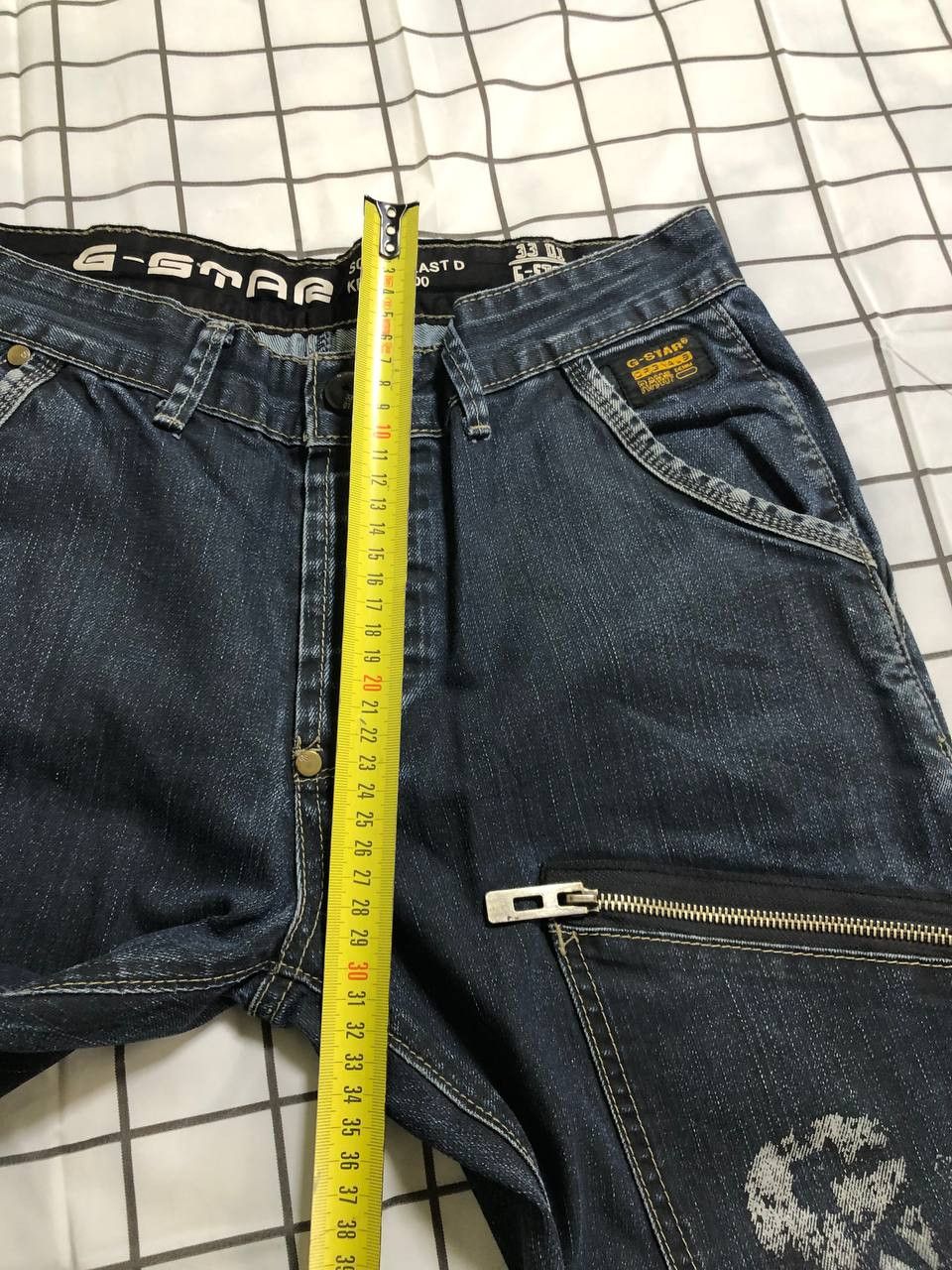 G-Star Vintage G Star Raw denim banana jeans distressed Size US 30 / EU 46 - 13 Thumbnail