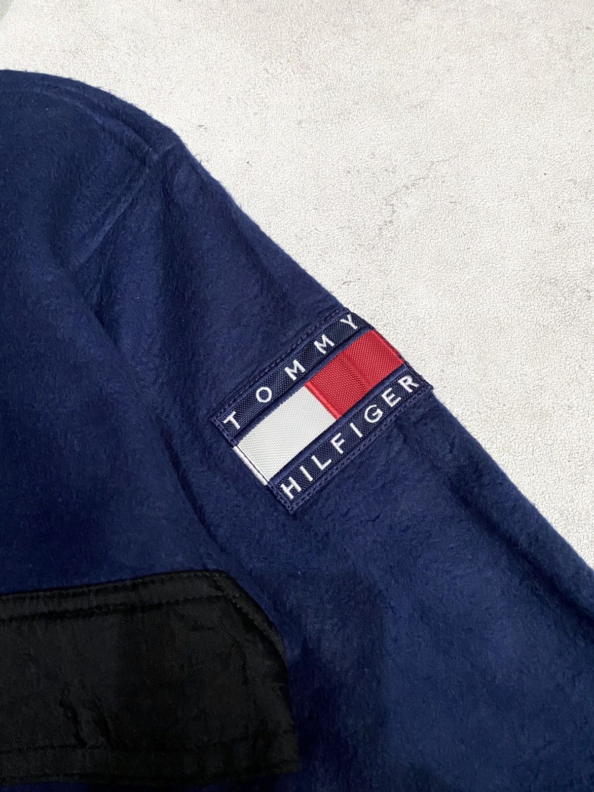 Tommy Hilfiger Vintage 90s Tommy Hilfiger Fleece Anorak Hoodie Jacket Size US M / EU 48-50 / 2 - 8 Thumbnail