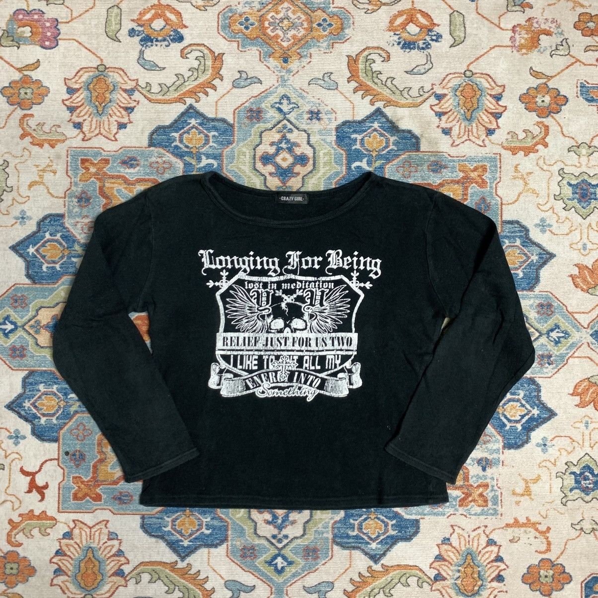If Six Was Nine 2000s Crazy girl Vkei LS Size US M / EU 48-50 / 2 - 2 Thumbnail